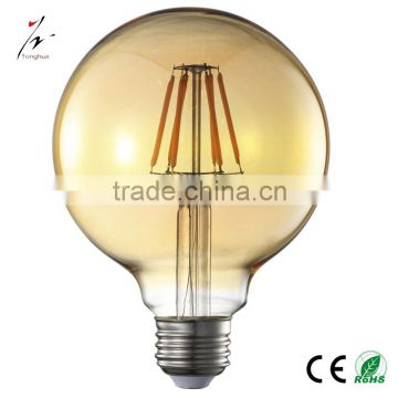 High Quality Dimmable Led Light Bulb G95 2w/4w/6w Antique Edison Style Led Bulb E27