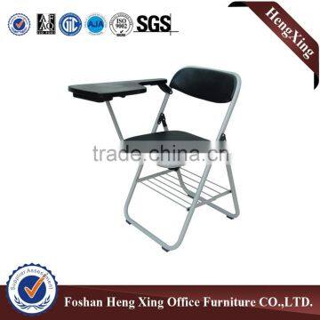 Space saving furniture living room foldable chair , training chair , metal chair