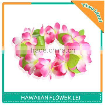 Pink Hawaii Make Up Adult Flower Garland Headband