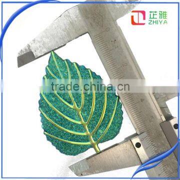 Leaves Shape Stone Rhinestone Accessories ,Resin Cabochon Gemstone ,Garment Gemstone,can Make 2holes photo-3
