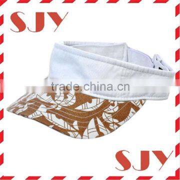 wholesale 100% cotton fabric sport beach visor