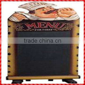 Funny resin chef design custom Menu Boards Fast Food