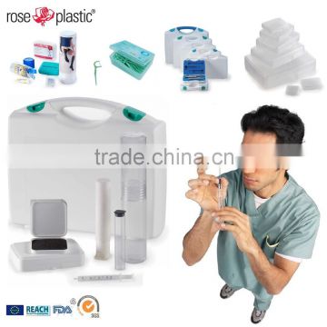 Plastic medical packaging tubes boxes for dental consumptive material