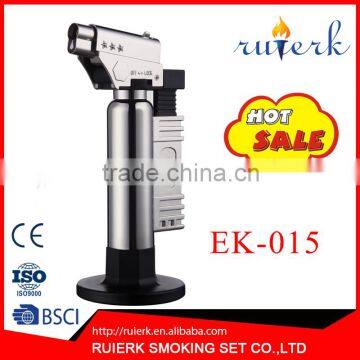 EK-015 Micro Butane Torch Hug Flight For Soldering Plumbing Jewelry Culinary Camping Welding Flamethrower BBQ Outdoor Windproof