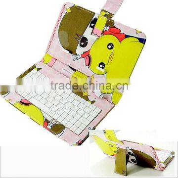 color print universal pu leather phone case with keyboard for iphone for Xiaomi Redmi mi mione note pro 1 2 3 4 5 8 S A C