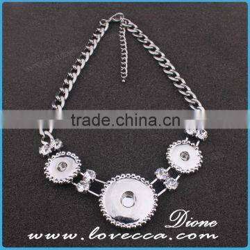 Women simple designs wholesale antique snap necklace for sale