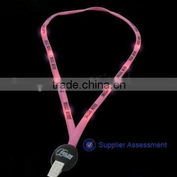 luminous lanyard id card holder neck lanyard light up toys for event party supplies glowing neck strap led lanyard