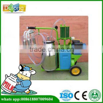 Farm use goat milking machine/single cow portable milking machine