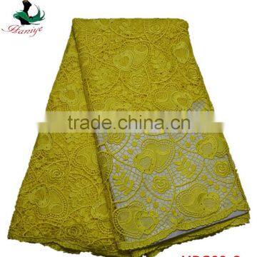 Haniye 2016 Wholesale China african Guipure Lace Fabric,Chemical Lace,nigerian Cord Lace Fabric for wedding dresses/HPG09