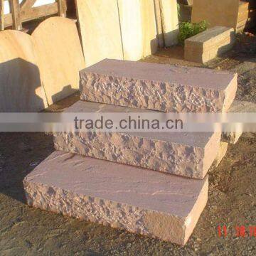 Pink Sandstone Stairs