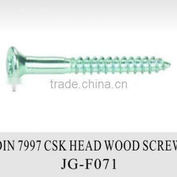 Din 7997 CSK head wood screw