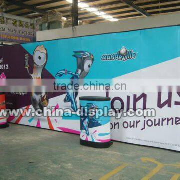 China supplier 20feet aluminum portable exhibition booth design tradeshow backdrop display