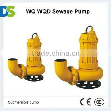 WQ Cast iron or Stainless steel Submersible Sewage Pump