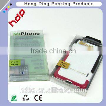 printing clear plastic pvc box iphone 6 case custom