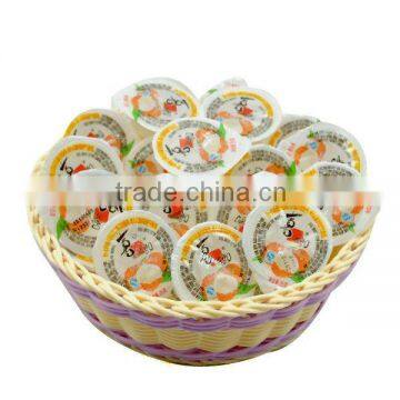 fruit jelly with various flavors different size