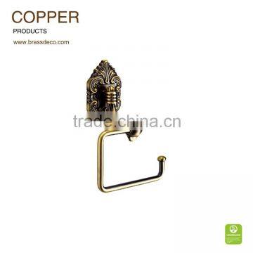 Latest design golden plated LU703 ACU brass toilet paper holder