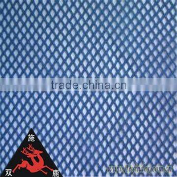 China produced warp knitting tricot polyester mesh lining fabric