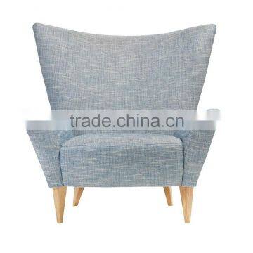 Custom made solid wood armchair high back hotel chair modern hotel furniture