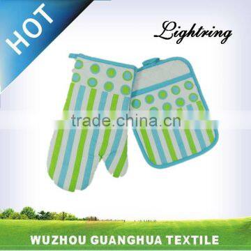 promotional cotton oven mitt and pot holder