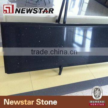 Newstar prefab black quartz countertop