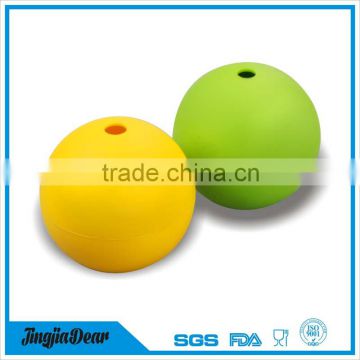 China wholesale FDA approved food grade BPA free non stick sphere silicone ice ball maker