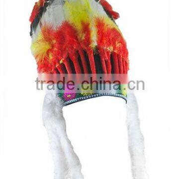 Adult Indian Headdress with Trailer