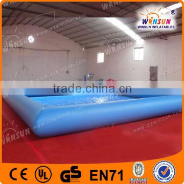 Floating inflatable indoor swimming pool