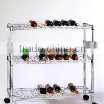 Winebottle Rack Trolley