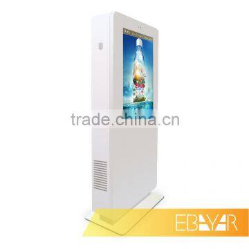 Stock for menu outdoor kiosk lcd screen floor standing totem touch kiosk credit card oem/odm