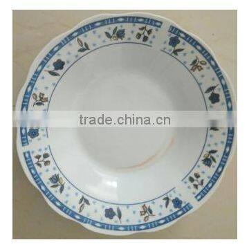 Ceramic Silver Rim Cheap White Deep Plate Dinner Set ,certificates Cheap Ceramic Plate Dishes photo-3