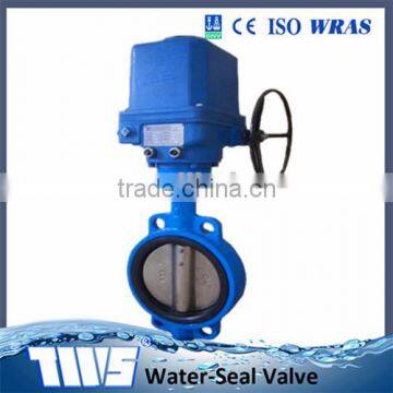 DN150 PN10/16 Electric Actuator Wafer Butterfly Valve