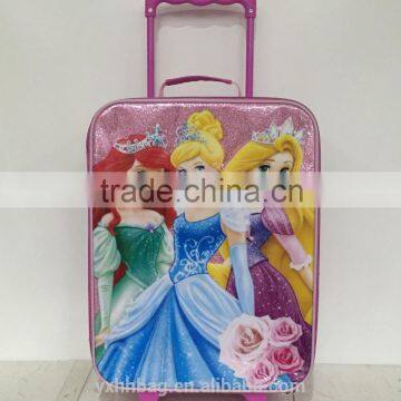 2016 princess girls trolley case