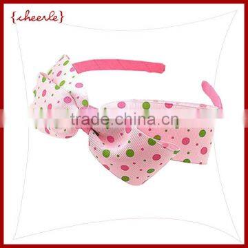 Cute Dot Butterfly Tie Head Band for Girls