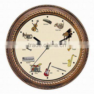 Fashion Quartz Musical Wall Clock