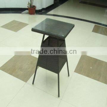 High Top Rattan Bistro/Bar Table