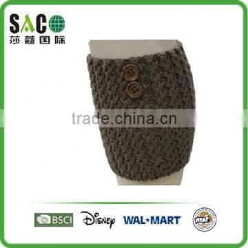 Fashion Mesh Legwarmers With Buttons