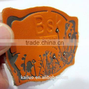 Hot Sale Jeans Leather Label photo-3