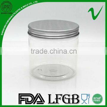 Refillable PET Biodegradable Round Clear Plastic Container With Lid photo-4