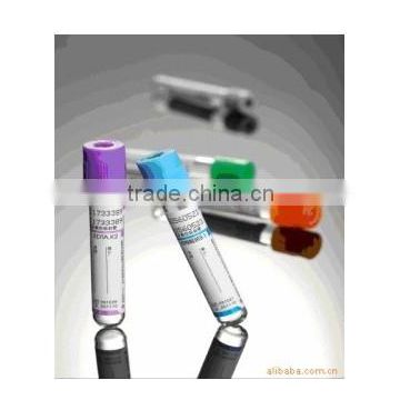 vacuum blood collection tube with purple cap