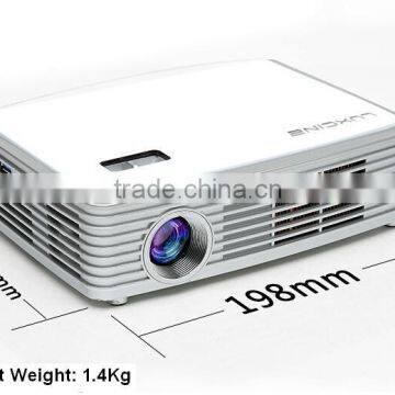 2015 Hot Sales! High Standard Ultra HD Bluetooth 4.0 3D LED Portable Projector/Home Projector/Mini Projector Support WIFI