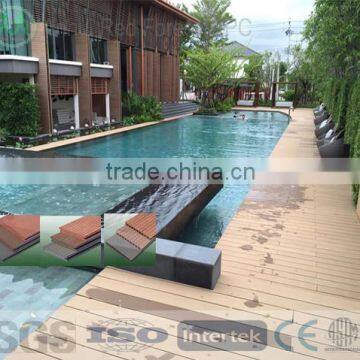 exterior bamboo plastic composite deck wpc