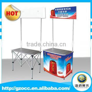 Full Aluminum Promotion Table Promotion Display Table Abs Promotion Table