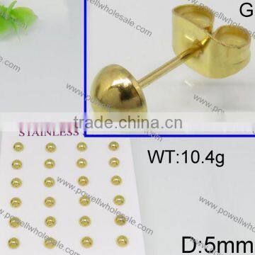 Latest Fashion Style Earring Stud Gold Plated photo-3