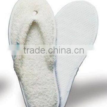 2015 poly terry disposible hotel slipper open slipper sell well