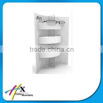 Acrylic Transparent Wall Mounted Eyewear Shelves Slatwall Sunglass Display Rack photo-3