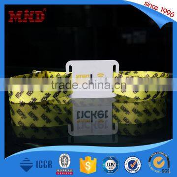 MDWW02 Cheap customized festival fabric rfid woven wristband