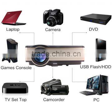 LCD Projector LED Home Theater Video Projector With Hdmi Multimedia 4000 Lumnes photo-5