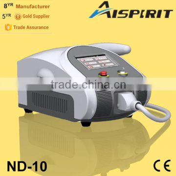 Spiritlaser portable beauty products made in china tattoo removal nd yag laser tattoo removal