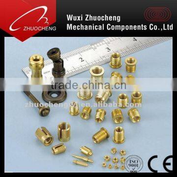 OEM high quality brass knurled insert nuts