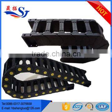 Reinforced Nylon Polymer Electric Cable Bridge CNC Carrier Chain Towline